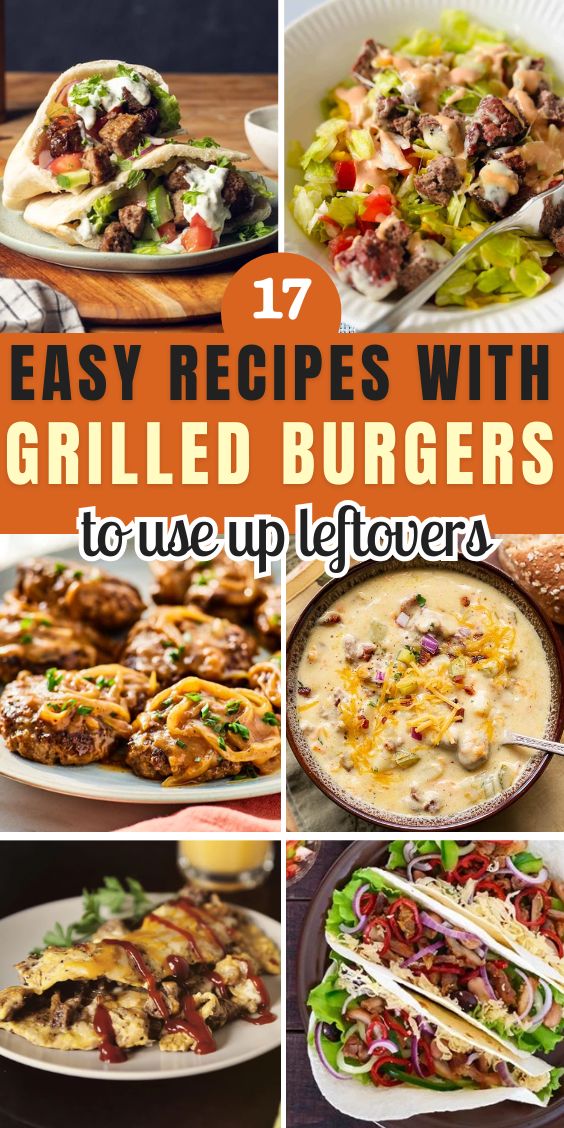17 Recipes with Leftover Cooked Hamburger Patties