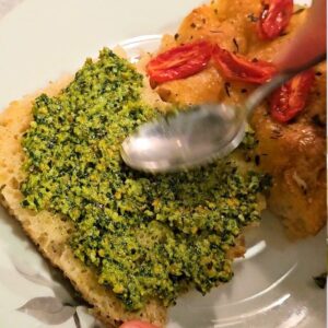Arugula Pistachio Pesto recipe