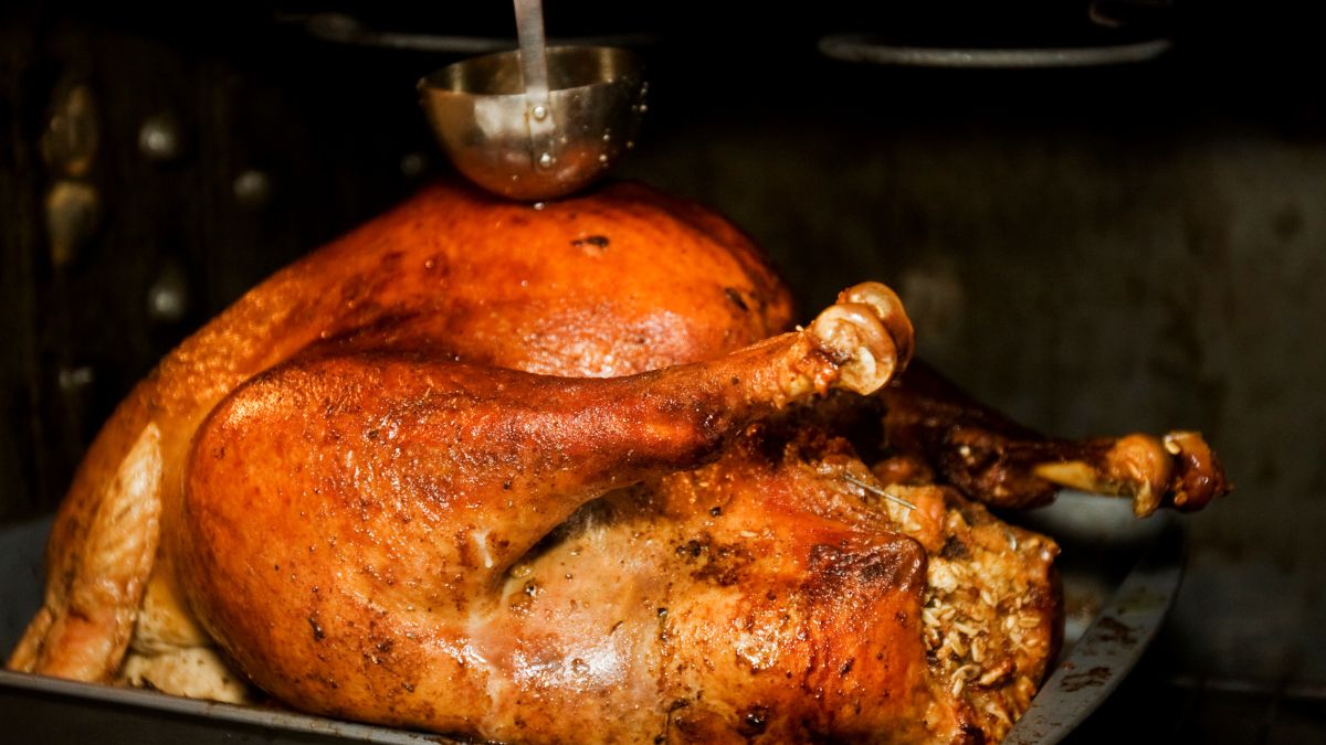 Basting the Turkey