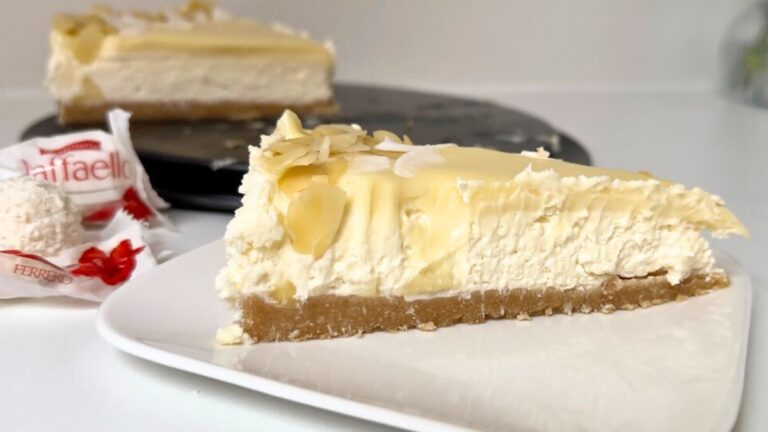 Ferrero Raffaello Cake [No-Bake Recipe]