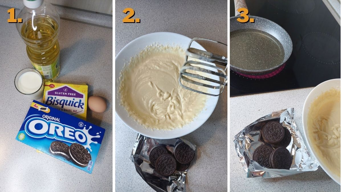 Fried Oreos with Bisquick Recipe Steps