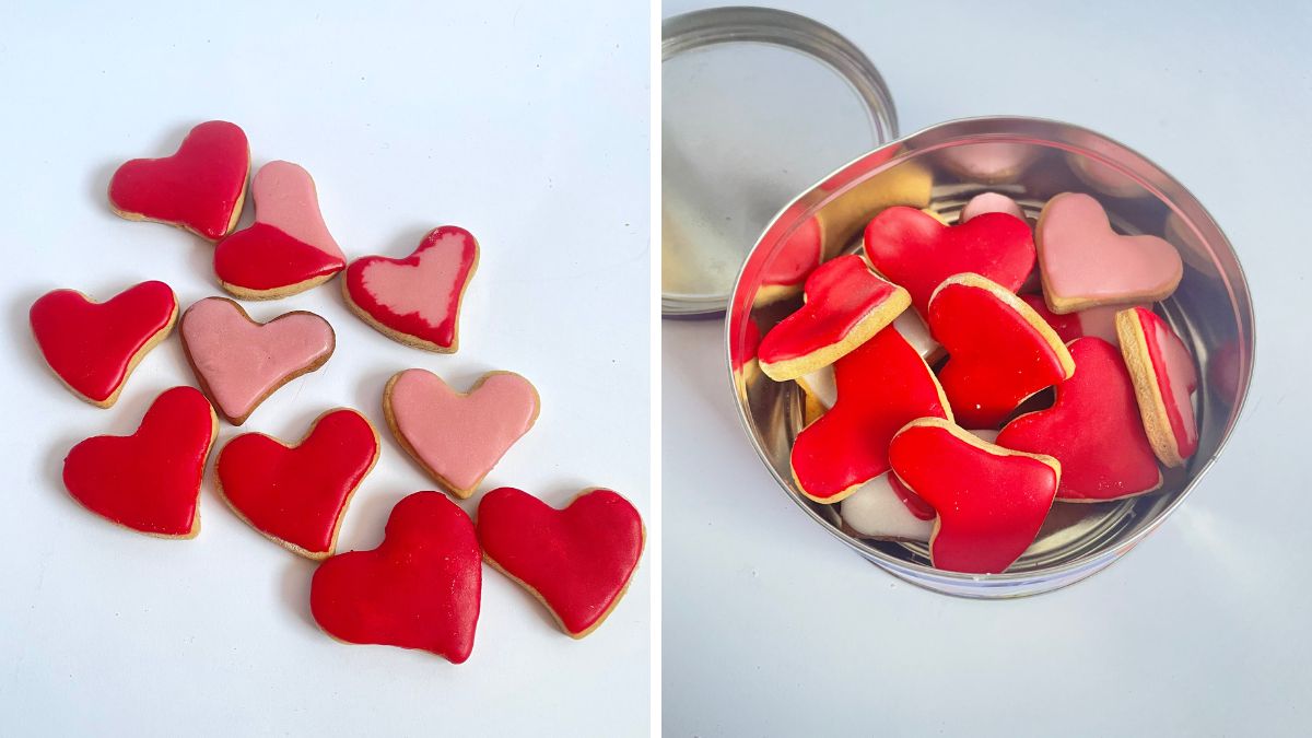Gingerbread Cookies Valentine's Edition