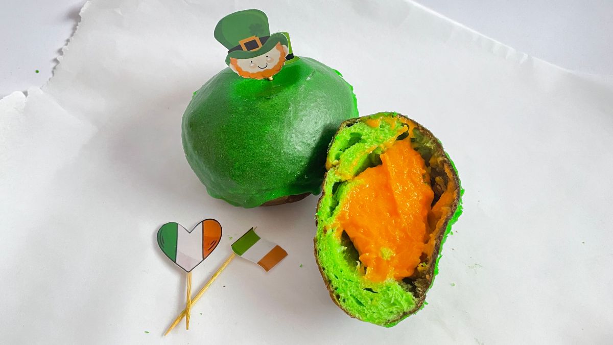 Green Glazed Donuts