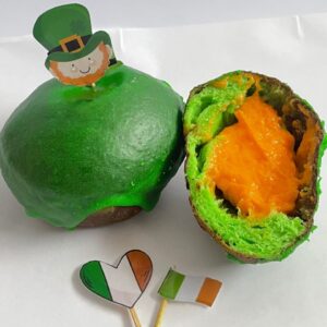Green Glazed Donuts