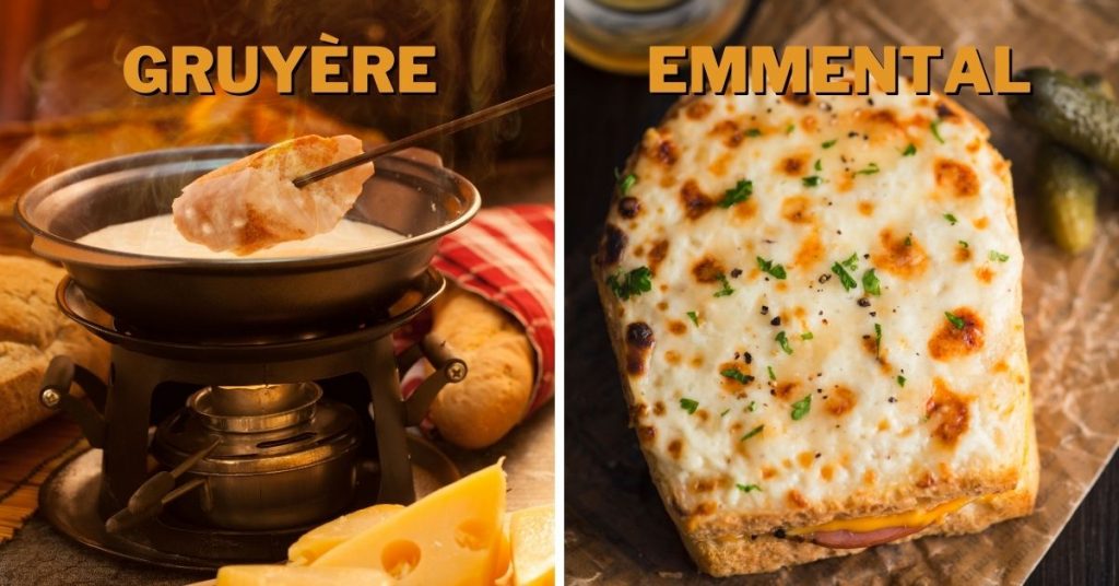 Gruyère vs emmental