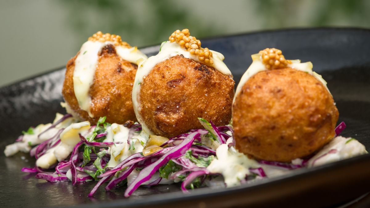 Hush puppy salad