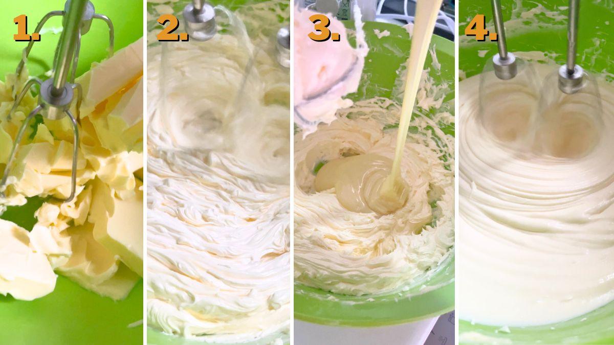 Making the Flan Frosting for Chocoflan Cupcakes