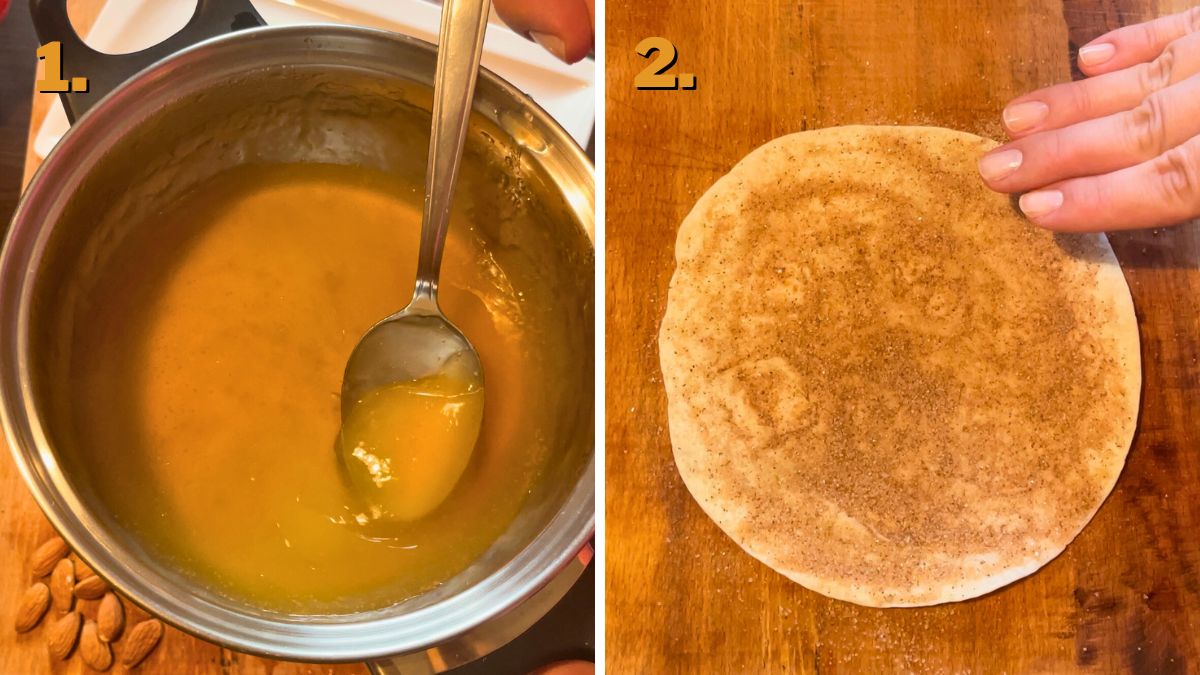 Making the Vanilla Sauce and Preparing the Tortillas