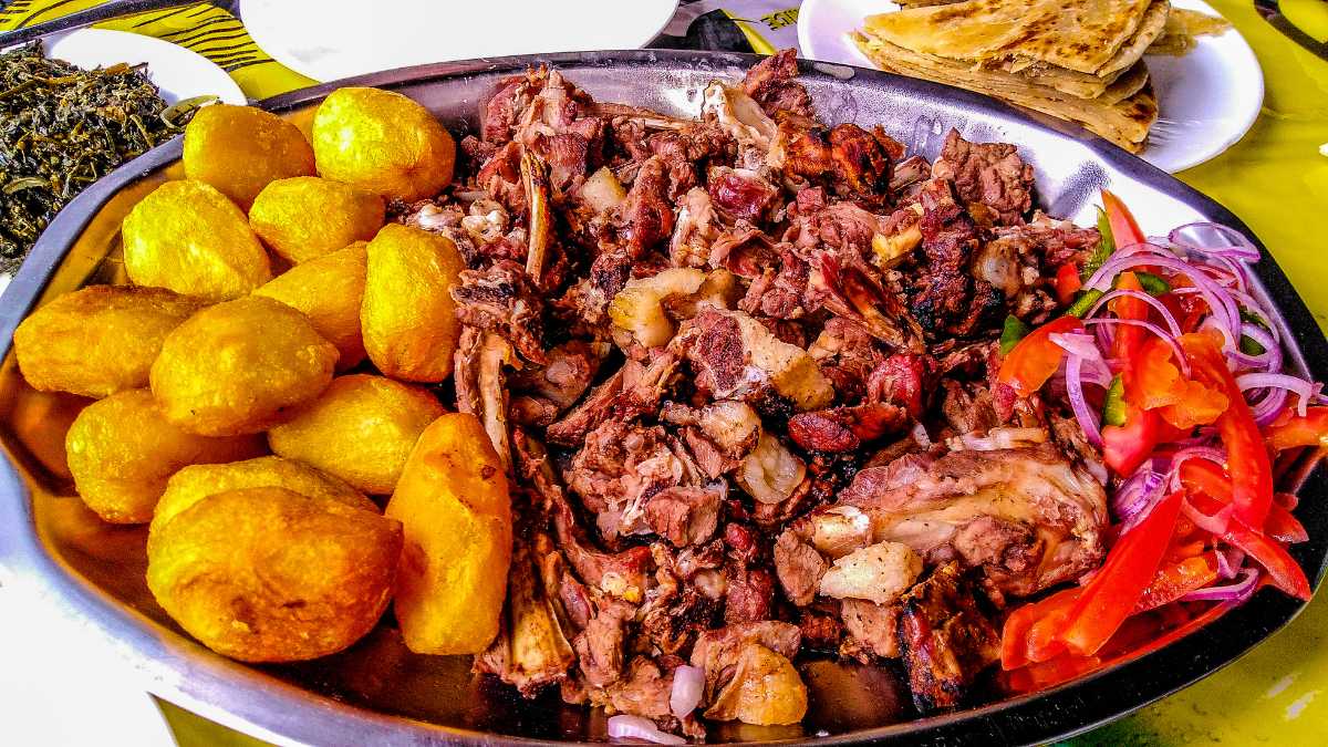 NYAMA CHOMA kenyan national dish
