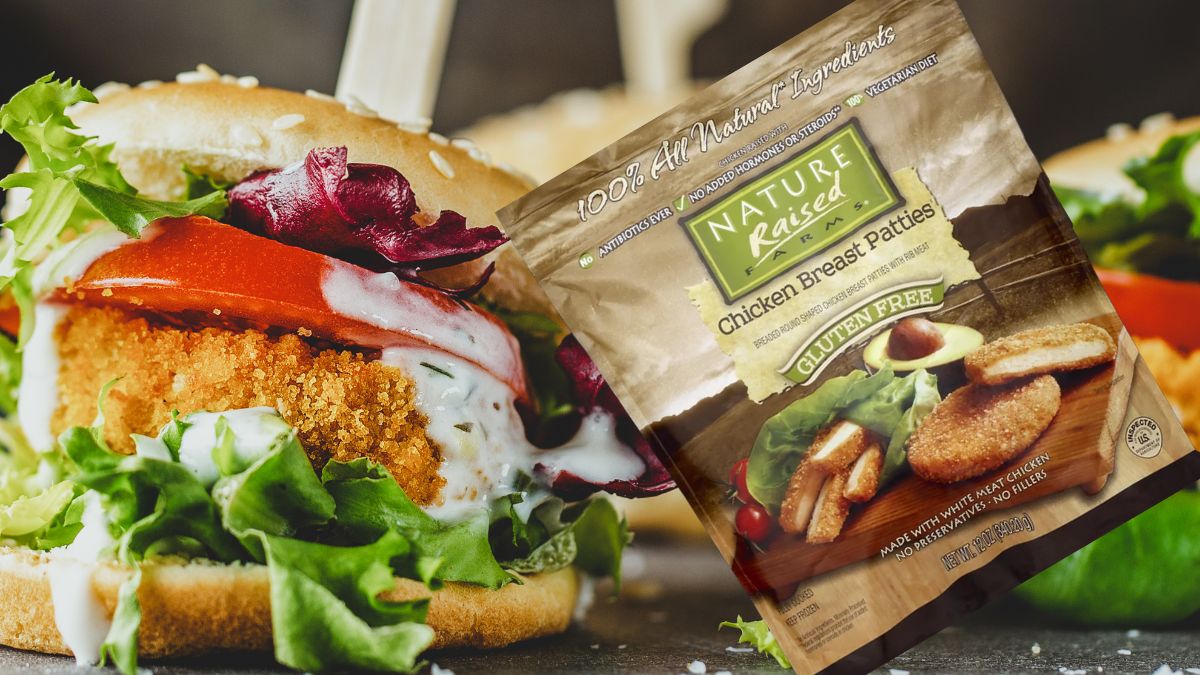 Nature Raised Farms Gluten-Free Frozen Chicken Patties 