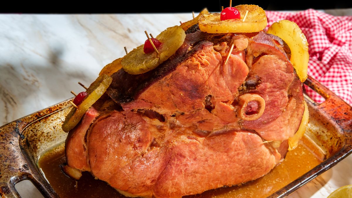 Pineapple on Ham