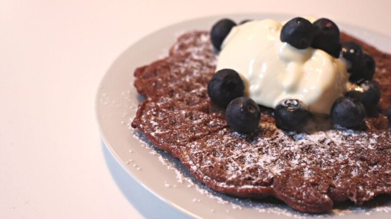 Red Velvet Waffles With Cake Mix