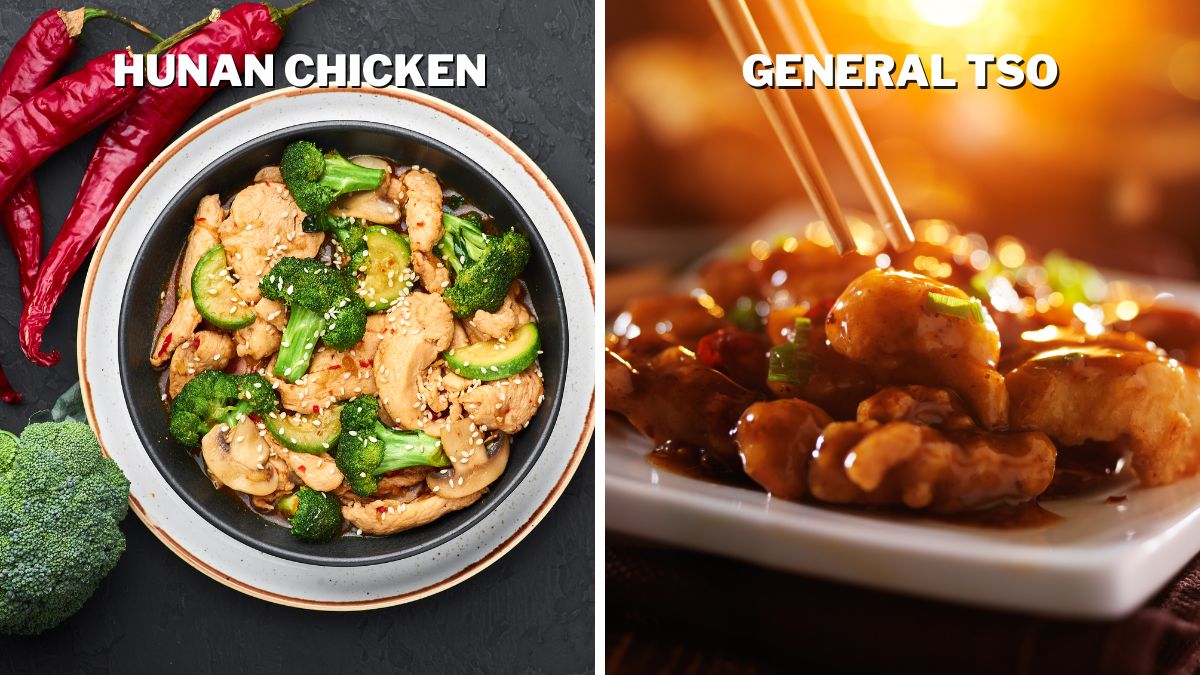 Serving Hunan Chicken and General Tso