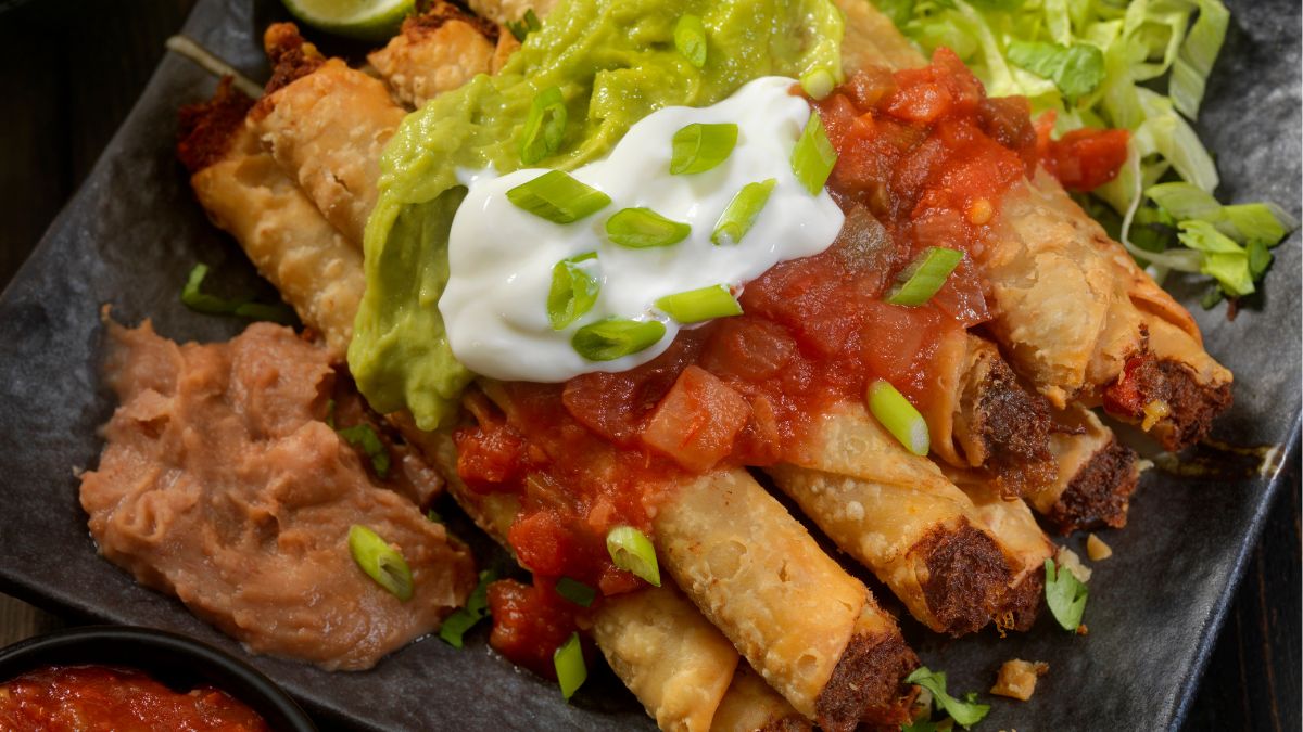Taquitos with Sauce
