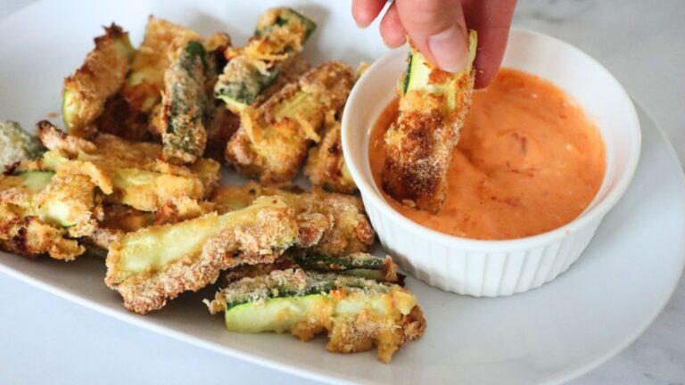 Air Fryer Zucchini Fries (No Oil Recipe)