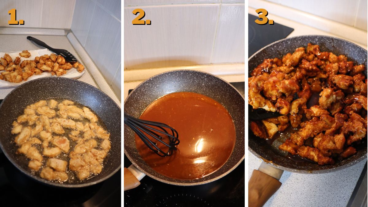 cook the chicken
