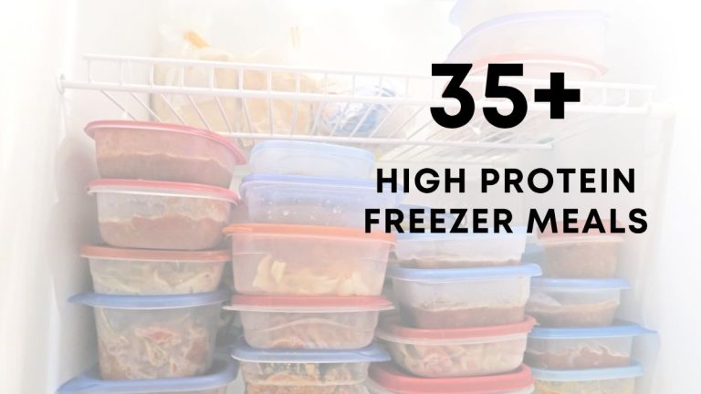 Easy High Protein Freezer Meals