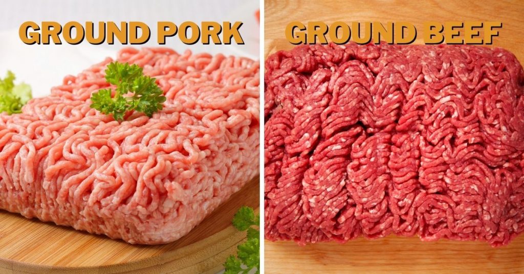 ground pork vs ground beef