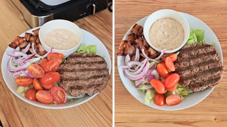 Burger Salad (With Leftovers or From Scratch)