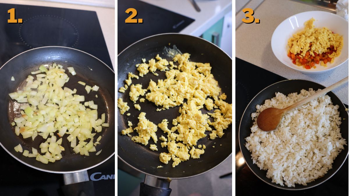 make the fried rice