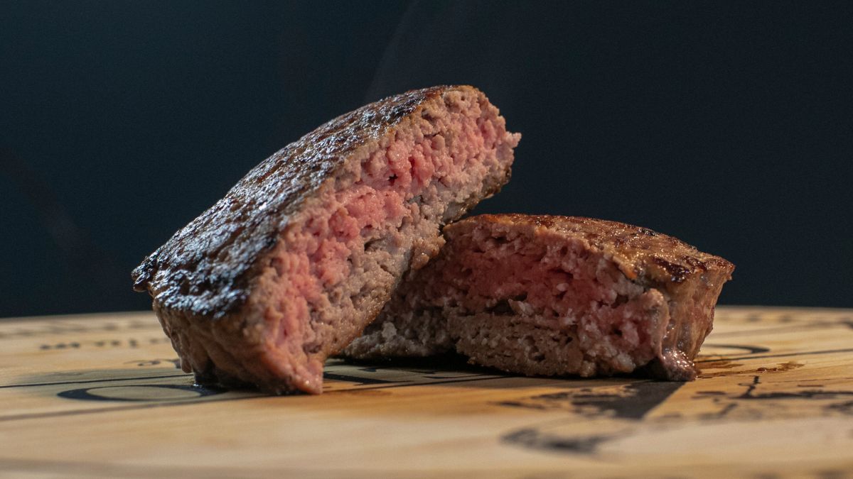 medium rare burger